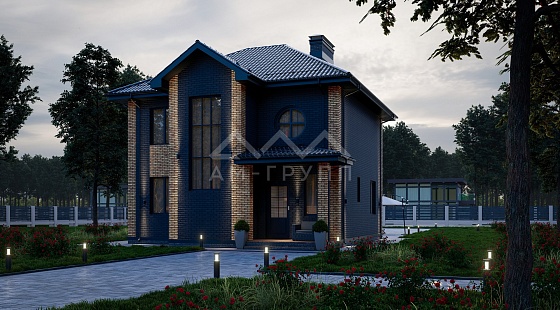 Проект дома "Аристократ" 120 м2